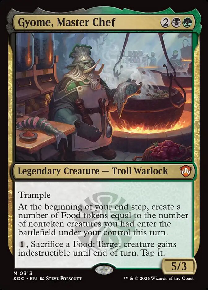 Gyome, Master Chef, Secrets Of Strixhaven Commander Card Art
