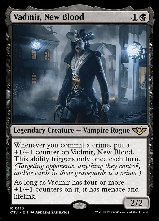 Vadmir, New Blood, Outlaws of thunder junction Card Art