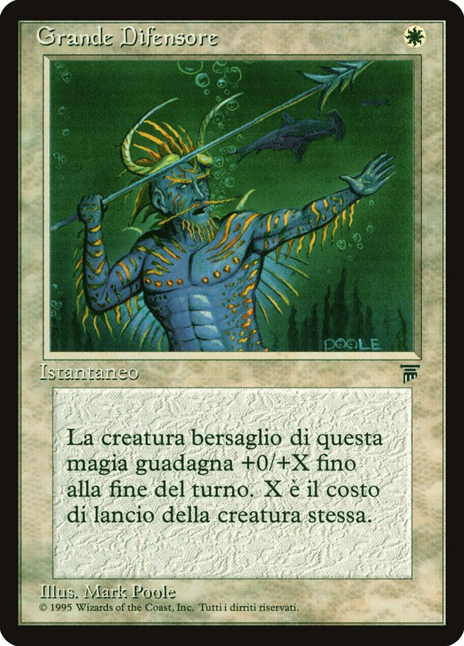 Great Defender, Legends Card Art