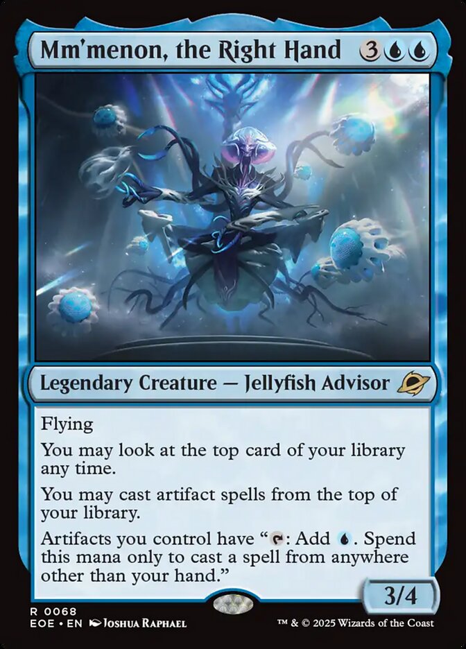 Mm'menon, the Right Hand, Edge of eternities Card Art