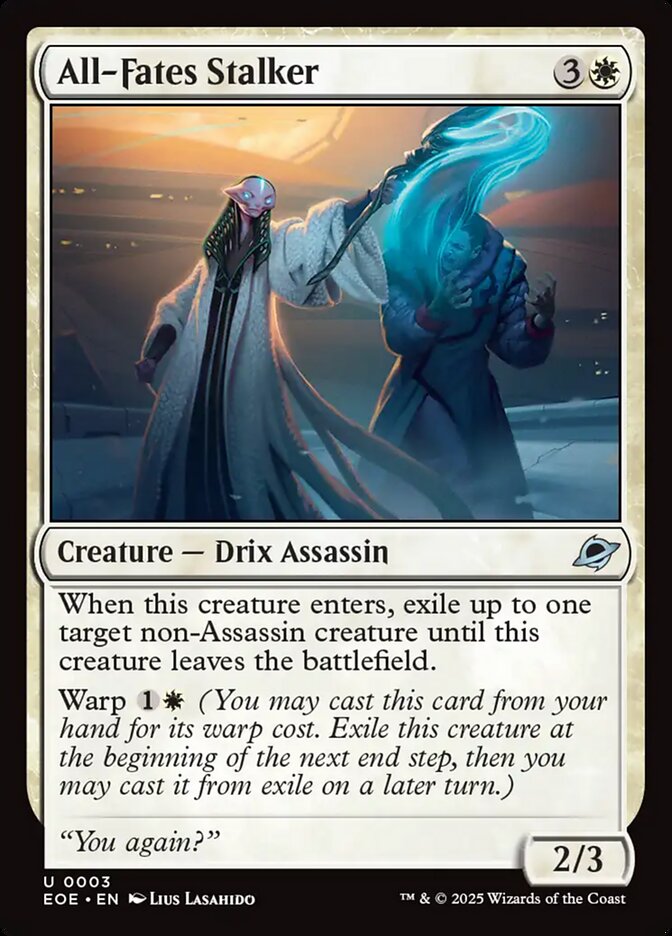 All-Fates Stalker, Edge of eternities Card Art