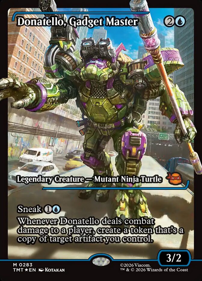 Donatello, Gadget Master, Teenage Mutant Ninja Turtles Card Art
