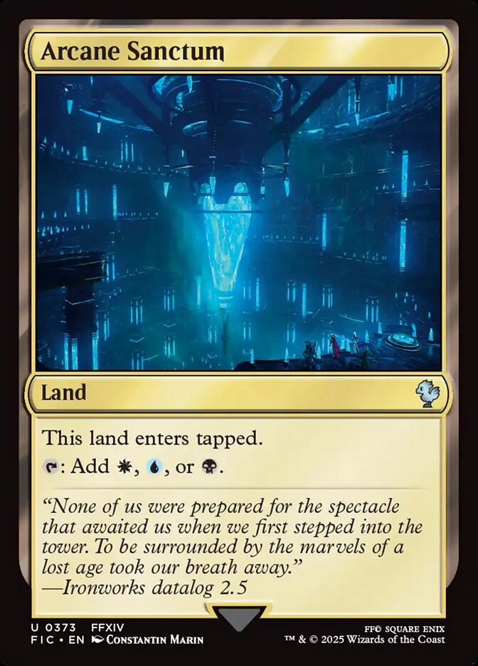 Arcane Sanctum, Final fantasy commander Card Art