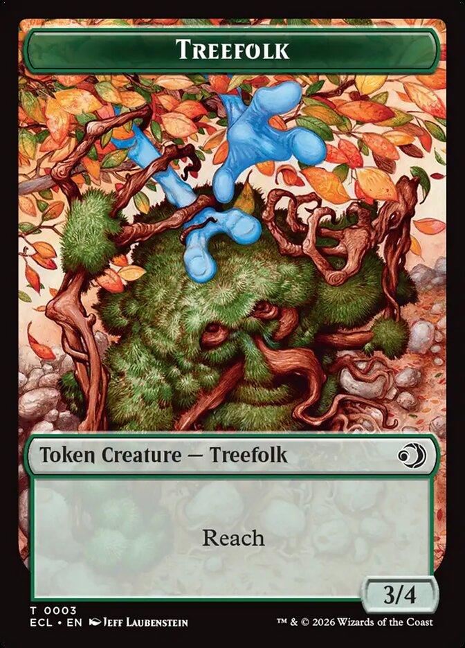 Treefolk, Lorwyn Eclipsed Tokens Card Art