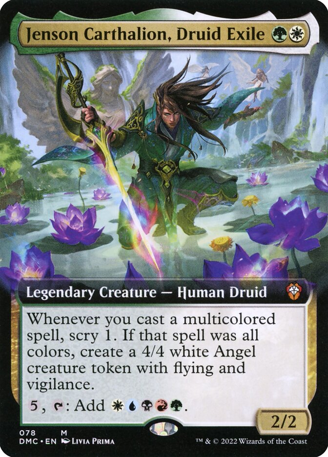 Jenson Carthalion, Druid Exile, Dominaria United Commander Card Art