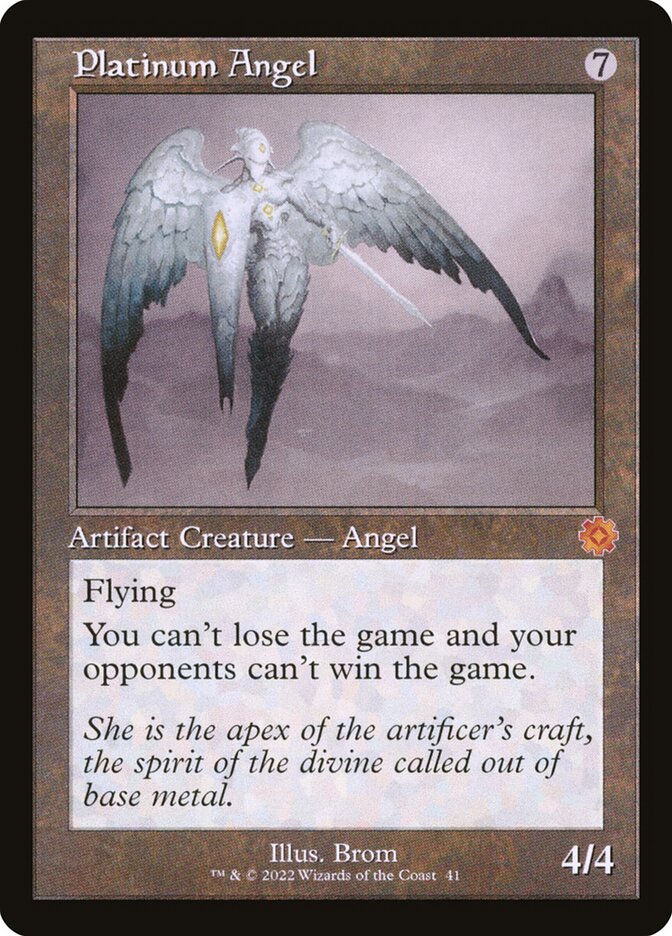 Platinum Angel, The Brothers' War Retro Artifacts Card Art