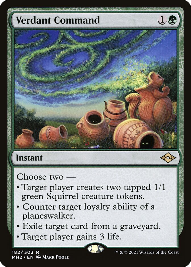 Verdant Command, Modern horizons 2 Card Art