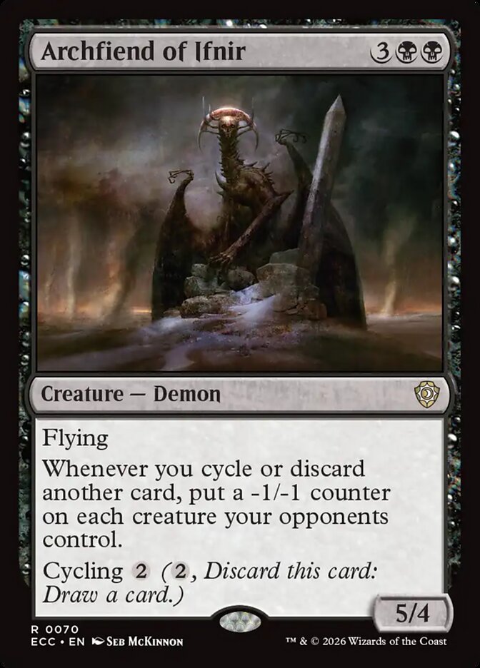 Archfiend of Ifnir, Lorwyn Eclipsed Commander Card Art