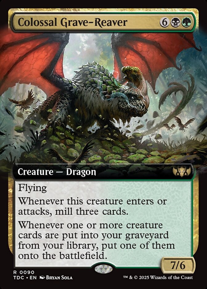 Colossal Grave-Reaver, Tarkir: dragonstorm commander Card Art
