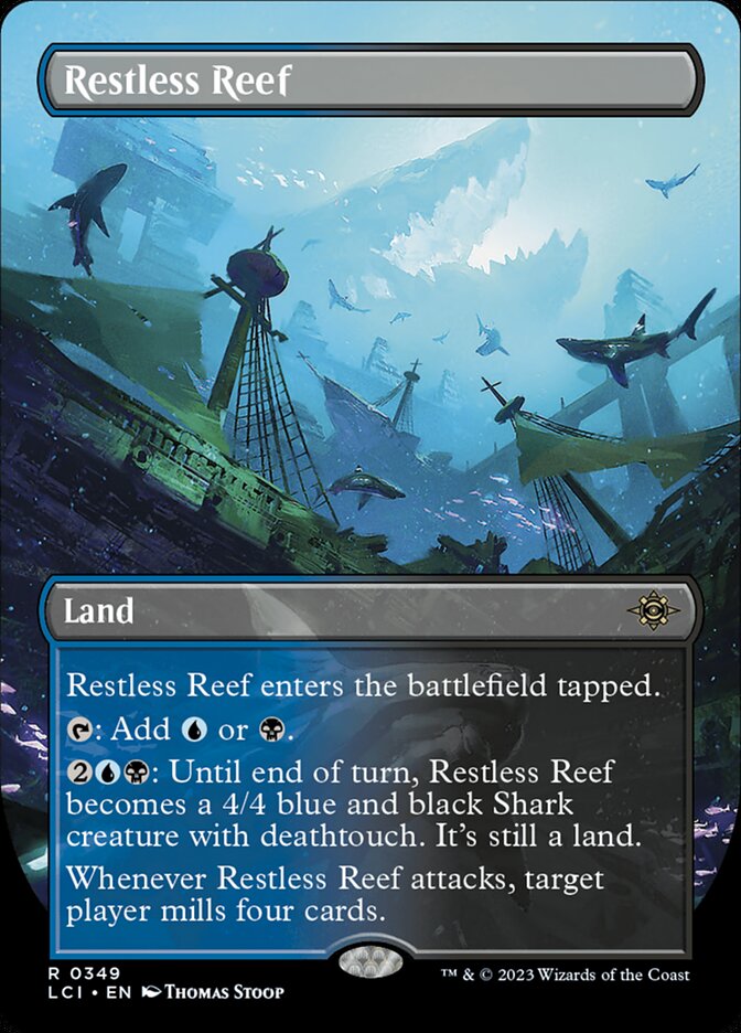 Restless Reef, The Lost Caverns Of Ixalan Card Art