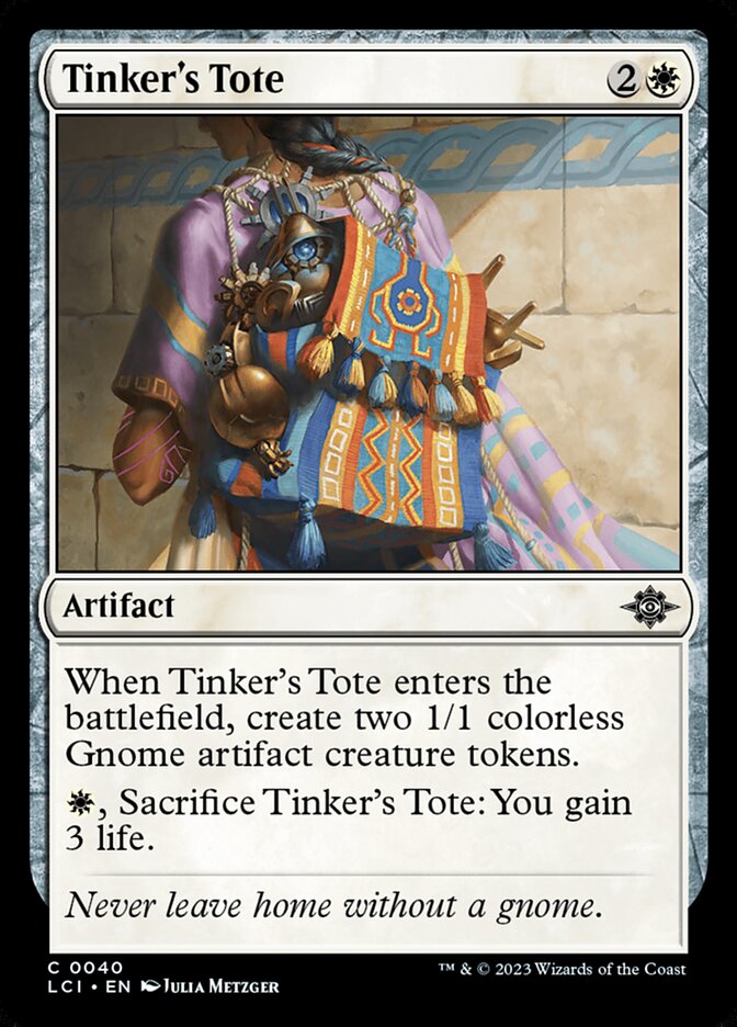 Tinker's Tote, The lost caverns of ixalan Card Art