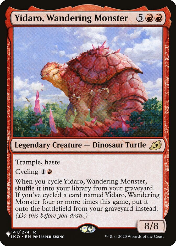 Yidaro, Wandering Monster, The List Card Art