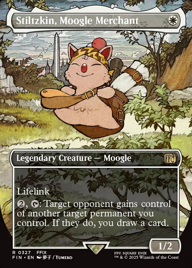 Stiltzkin, Moogle Merchant, Final Fantasy Card Art