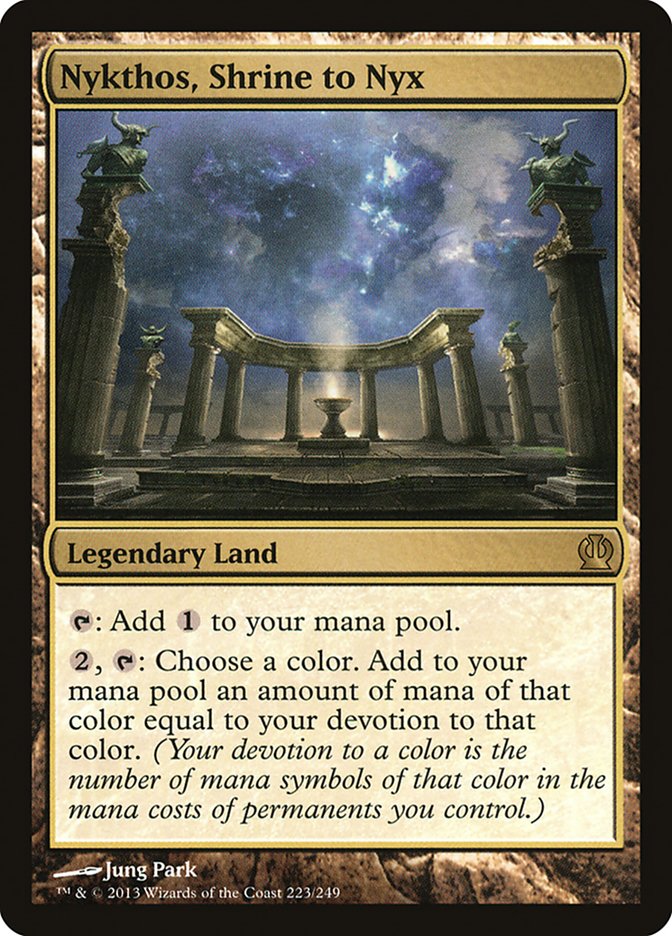 Nykthos, Shrine to Nyx, Theros Card Art