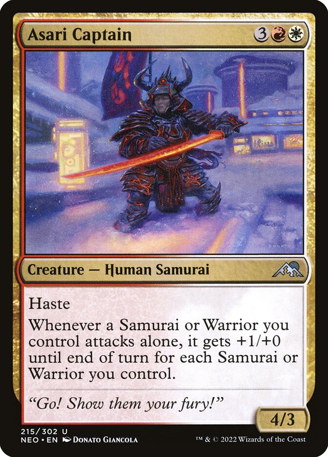 Asari Captain, Kamigawa: neon dynasty Card Art