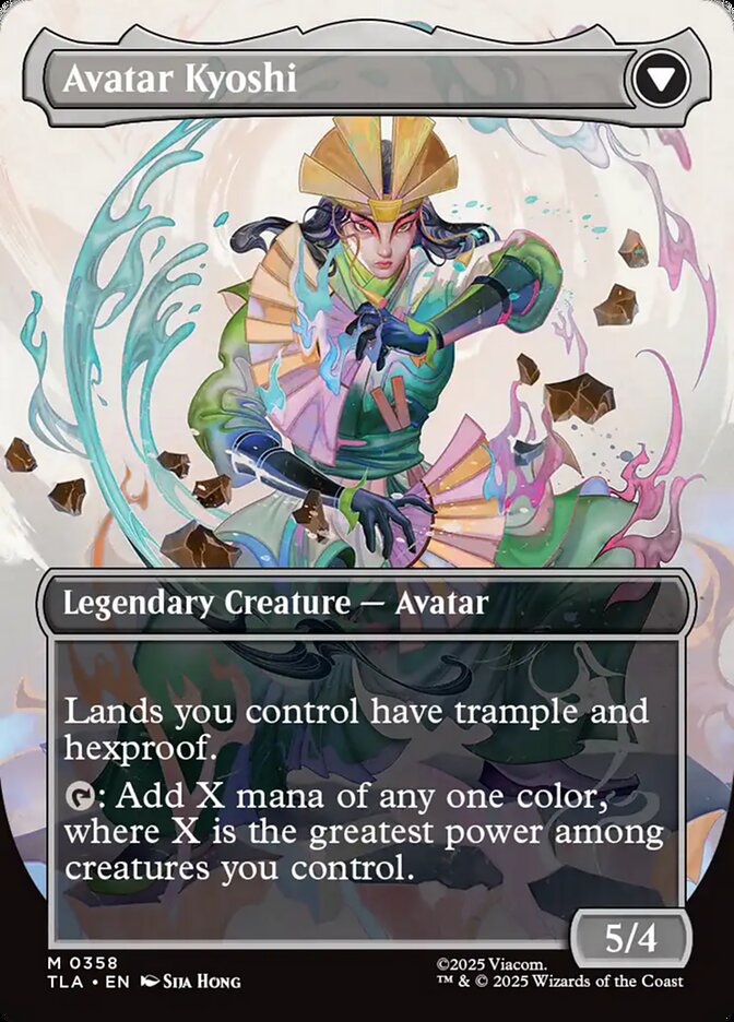 The Legend of Kyoshi // Avatar Kyoshi, Avatar: The Last Airbender Card Art