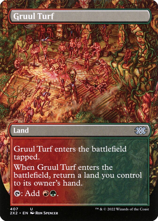Gruul Turf, Double masters 2022 Card Art