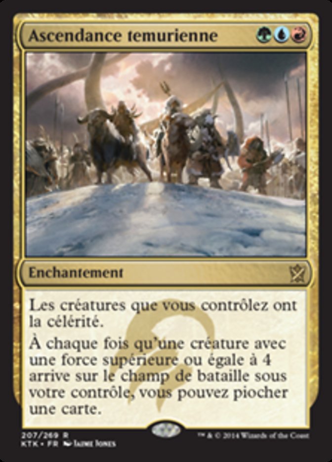 Temur Ascendancy, Khans Of Tarkir Card Art