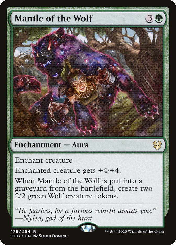 Mantle of the Wolf, Theros beyond death Card Art