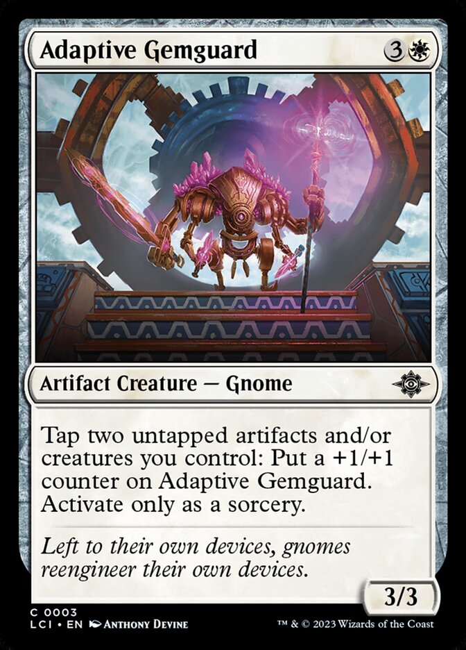 Adaptive Gemguard, The lost caverns of ixalan Card Art