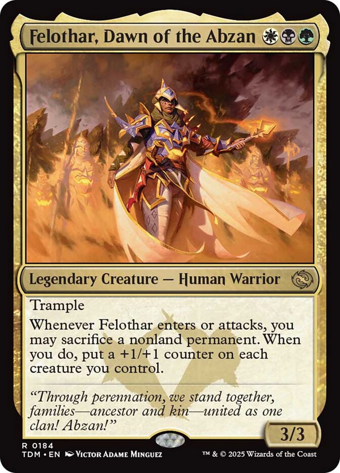Felothar, Dawn of the Abzan, Tarkir: dragonstorm Card Art
