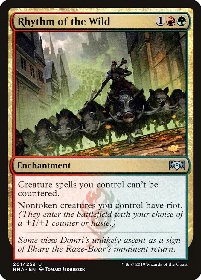Rhythm of the Wild, Ravnica Allegiance Card Art