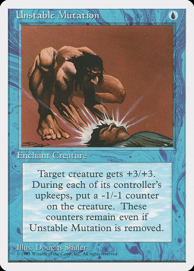 Unstable Mutation, Fourth edition Card Art