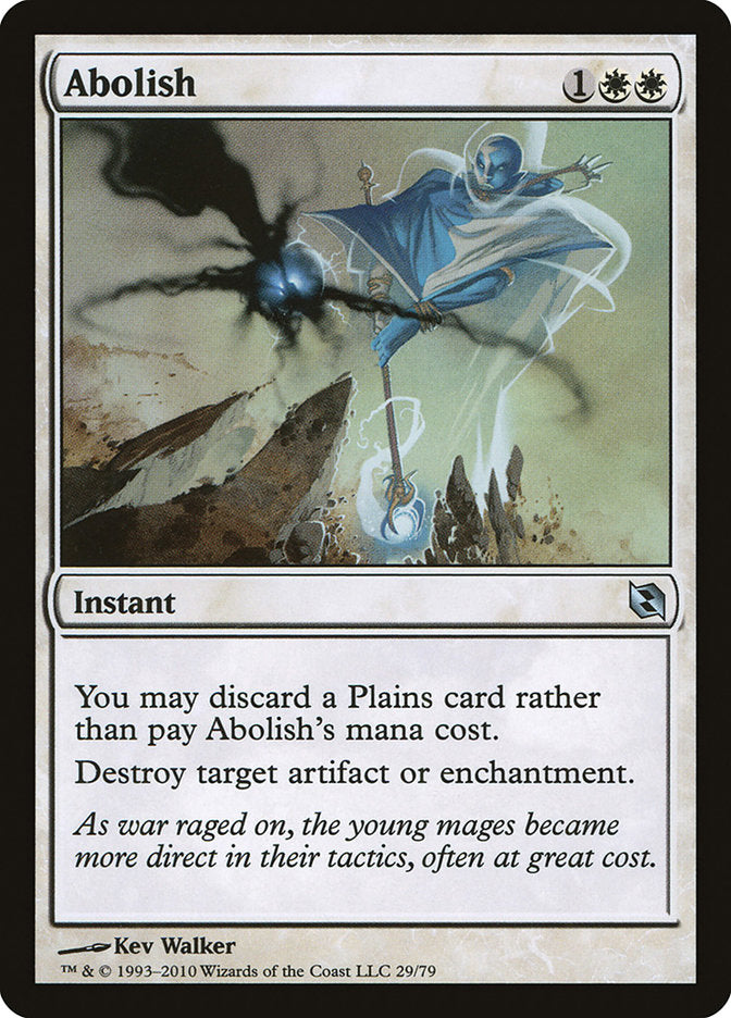 Abolish, Duel decks: elspeth vs. tezzeret Card Art
