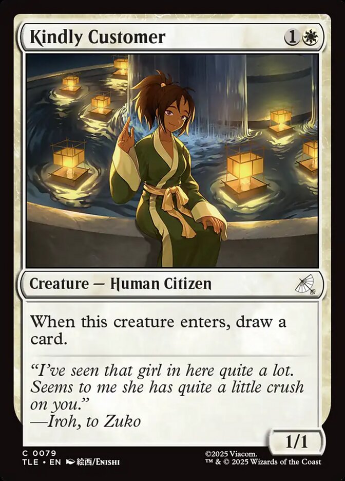 Kindly Customer, Avatar: The Last Airbender Eternal Card Art