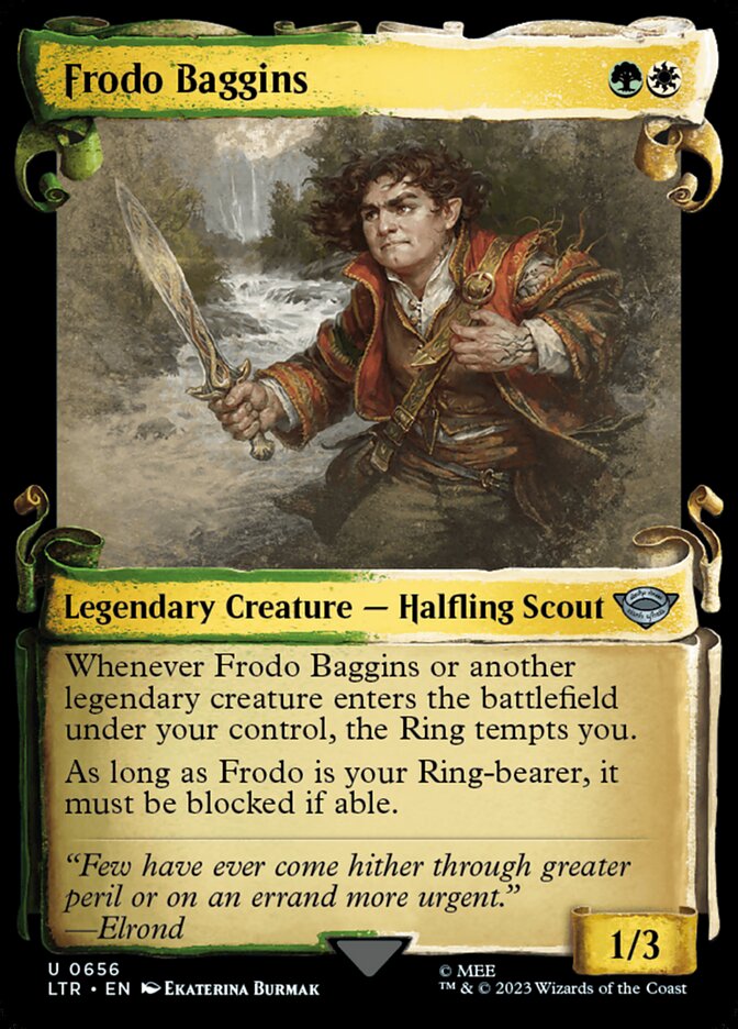 Frodo Baggins, The lord of the rings: tales of middle-earth Card Art