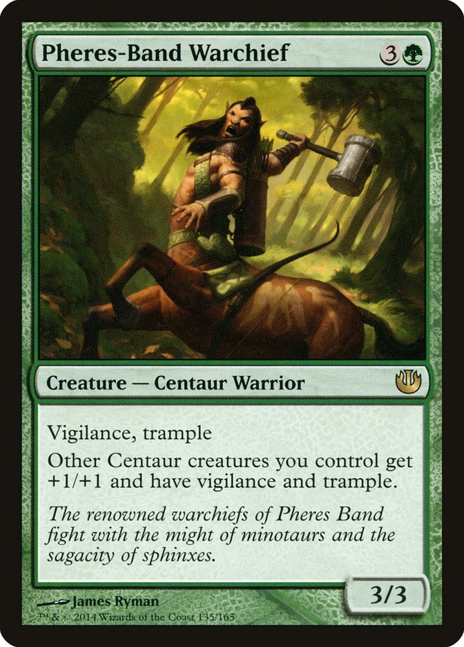 Pheres-Band Warchief, Journey Into Nyx Card Art