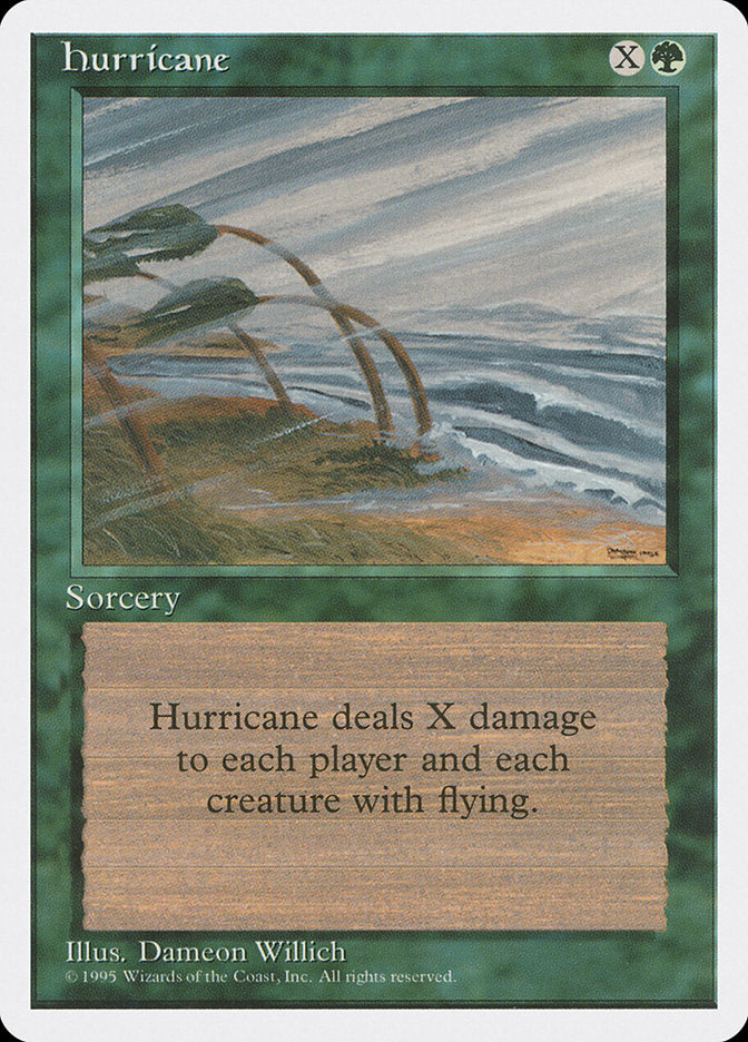 Hurricane, Fourth Edition Card Art