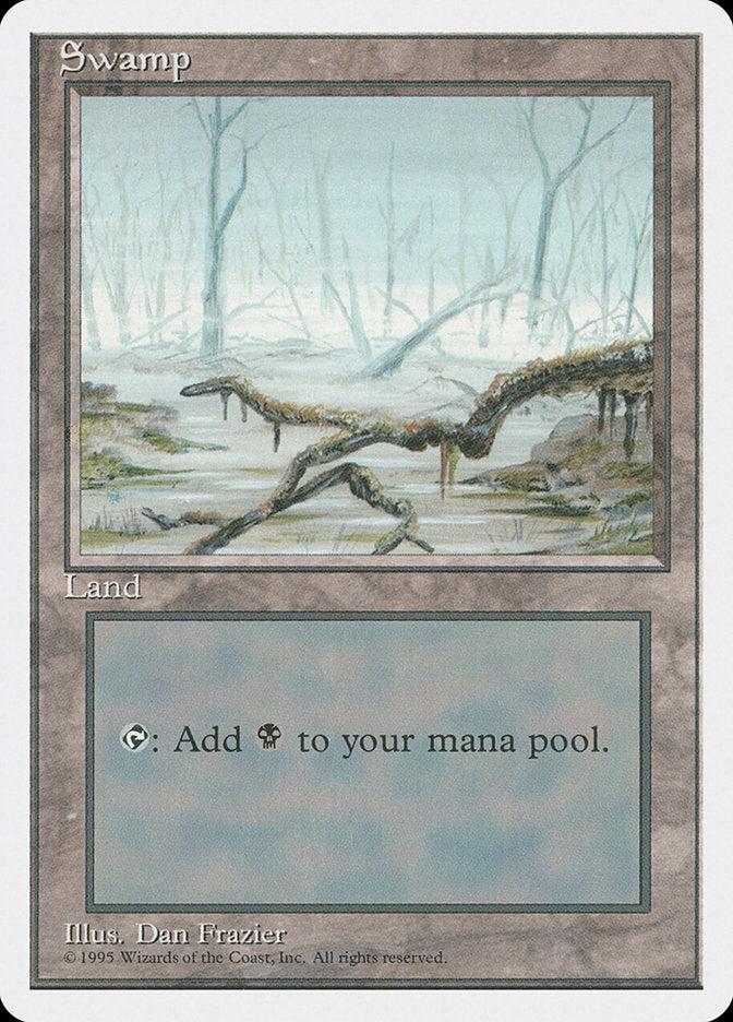 Swamp, Fourth Edition Card Art