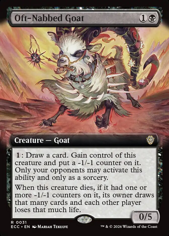 Oft-Nabbed Goat, Lorwyn Eclipsed Commander Card Art