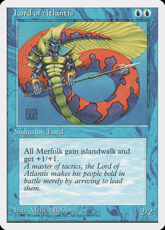Lord of Atlantis, Fourth edition Card Art