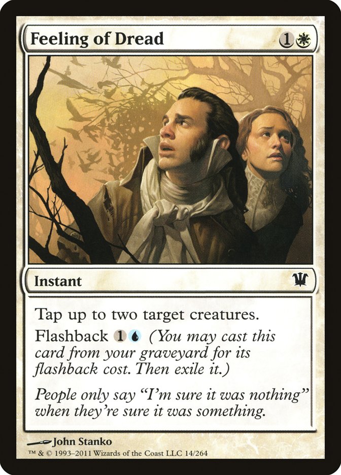 Feeling of Dread, Innistrad Card Art
