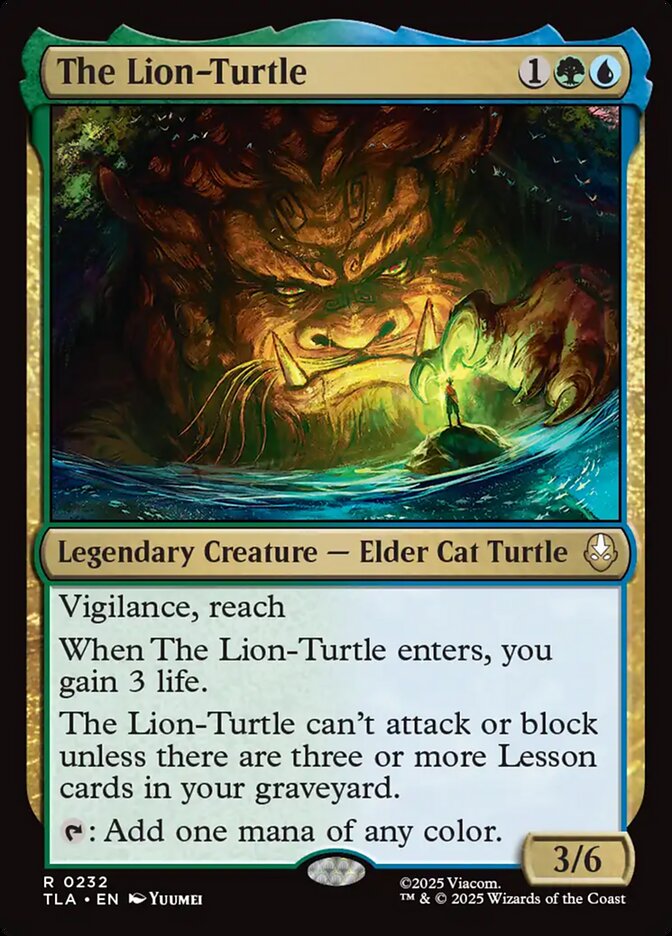 The Lion-Turtle, Avatar: The Last Airbender Card Art
