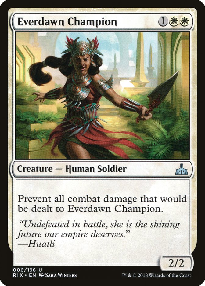 Everdawn Champion, Rivals Of Ixalan Card Art