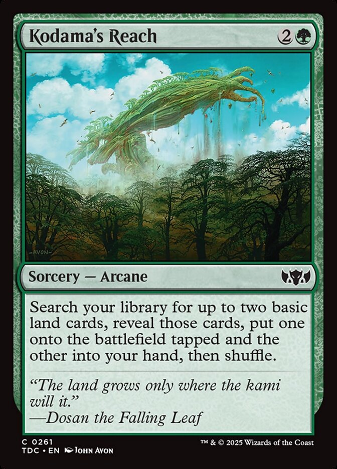 Kodama's Reach, Tarkir: Dragonstorm Commander Card Art