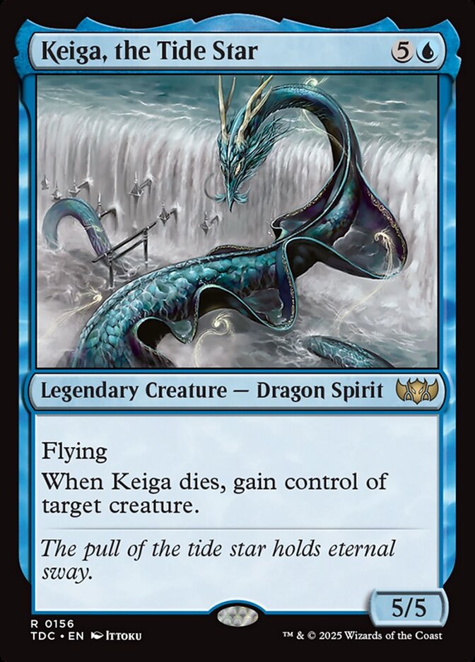 Keiga, the Tide Star, Tarkir: dragonstorm commander Card Art