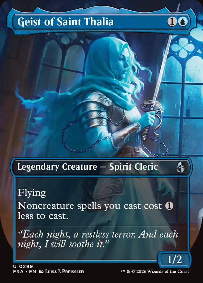 Geist of Saint Thalia, Reality Fracture Card Art