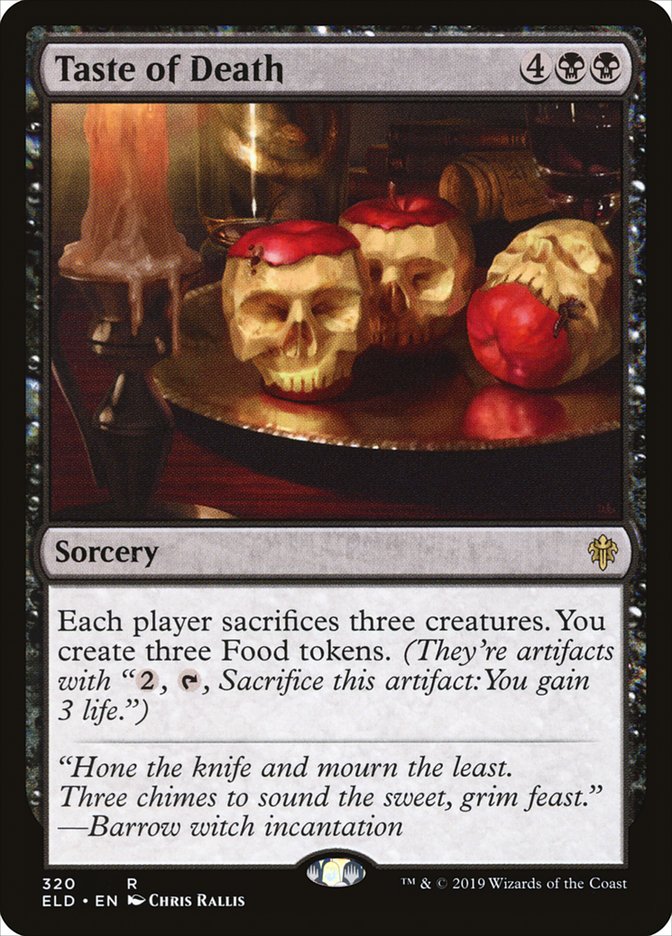 Taste of Death, Throne of eldraine Card Art