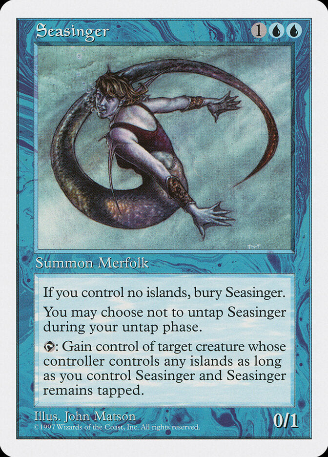 Seasinger, Fifth Edition Card Art