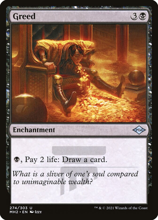 Greed, Modern horizons 2 Card Art
