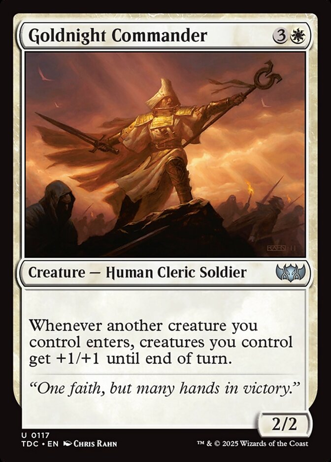 Goldnight Commander, Tarkir: Dragonstorm Commander Card Art