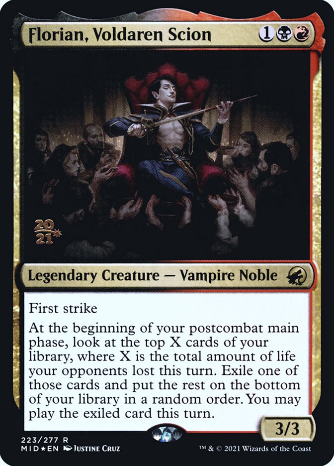 Florian, Voldaren Scion, Innistrad: midnight hunt promos Card Art