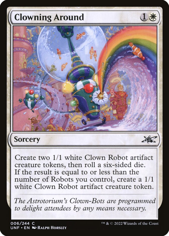 Clowning Around, Unfinity Card Art