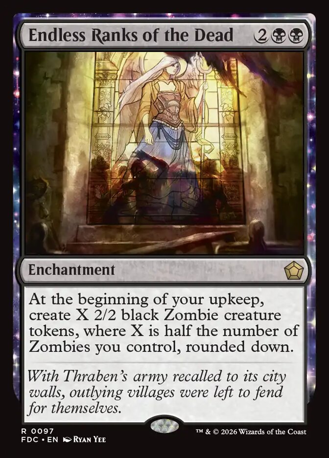 Endless Ranks of the Dead, Foundations Commander Card Art