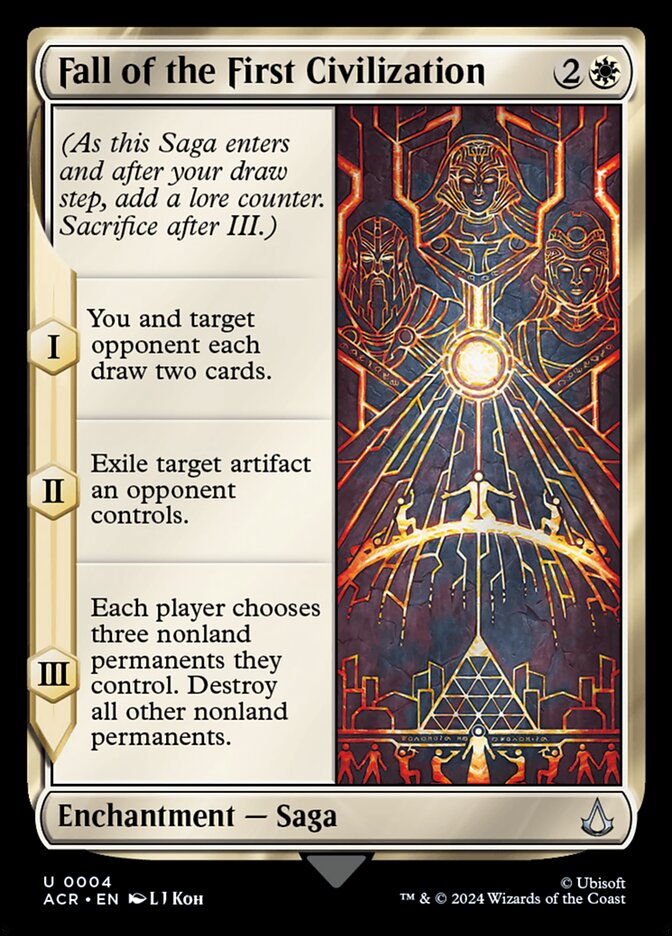 Fall of the First Civilization, Assassin'S Creed Card Art
