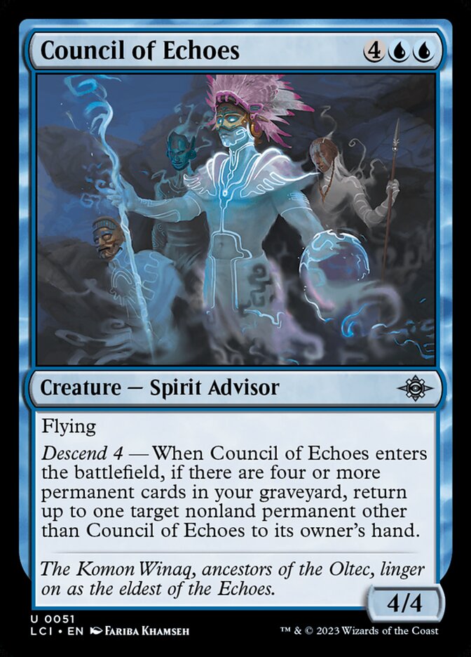 Council of Echoes, The lost caverns of ixalan Card Art